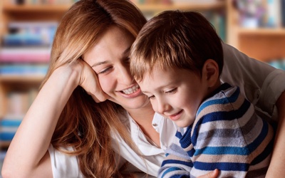 Mother and son